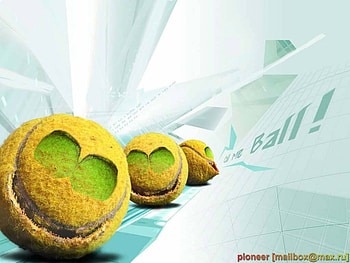 Smiling Tennis Balls, happy, smiling, tennis balls HD wallpaper