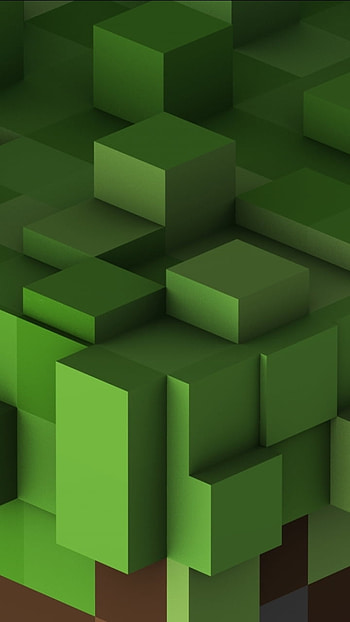 Minecraft Verdant | Mojang Green Cube | Grass Block Mobile Background, Mojang, video game, Minecraft HD phone wallpaper
