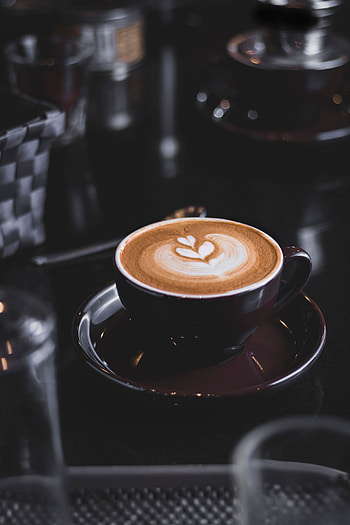 Food, Coffee, Cup, Foam, Cappuccino, Drink, Beverage HD phone wallpaper