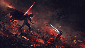 Ahsoka Tano vs Darth Vader, Star Wars HD wallpaper