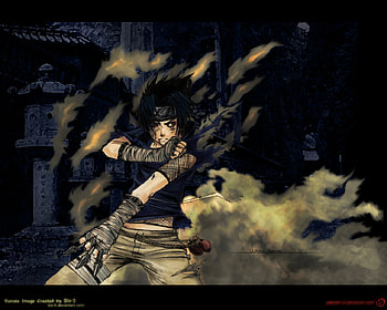 Sasuke, anime, ninja, naruto, uchiha sasuke, manga, dark HD wallpaper