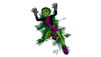 Teen Titans, Comics, Beast Boy, Dc Comics, Genderbend HD wallpaper