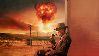 Oppenheimer Movie Featuring Cillian Murphy and Nuke Explosion, movie, Oppenheimer, Cillian Murphy, Nuke HD wallpaper