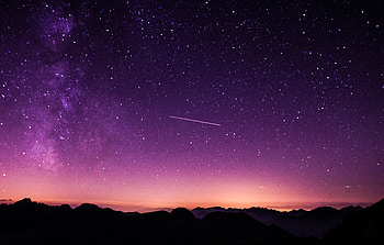 Purple Night Sky , purple, sky, night, nature HD wallpaper