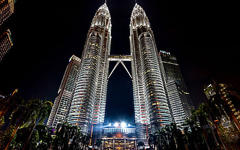 Kuala Lumpur, Petronas Towers, Twin skyscrapers HD wallpaper