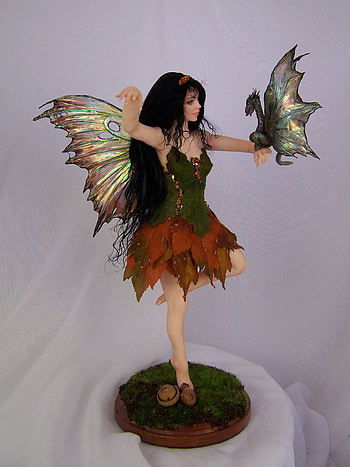 Dragon, Faeries (Fairies) HD phone wallpaper