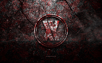 Blasterjaxx logo, grunge art, Blasterjaxx stone logo, red stone texture, Blasterjaxx, grunge stone texture, Blasterjaxx emblem, Blasterjaxx 3d logo HD wallpaper