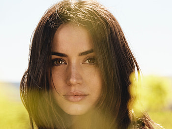 Ana De Armas, Celebrity, Actress, Brunette, Cuban, Face HD wallpaper