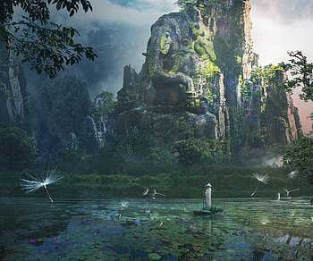 Fantasy Land, CG, art, Fantasy, land HD wallpaper
