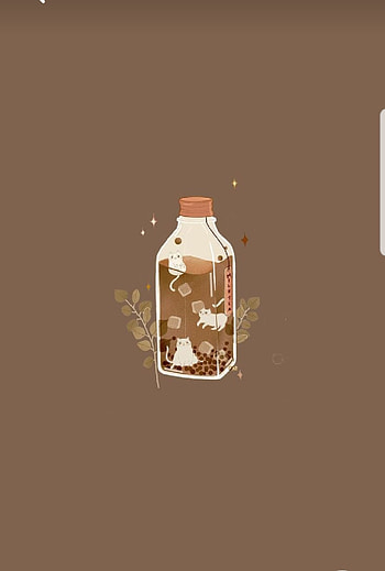 Boba milk tea, symbol, art HD phone wallpaper