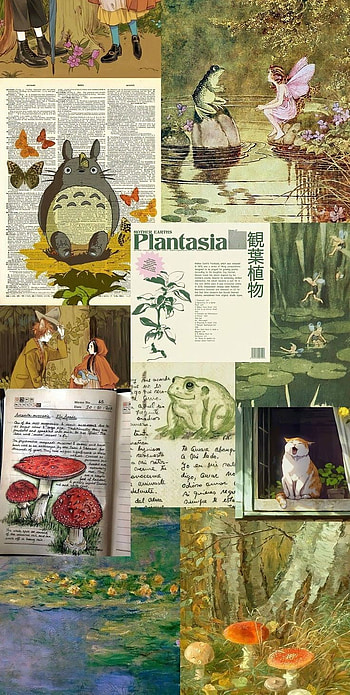 Aesthetic, art, green, plantasis HD phone wallpaper
