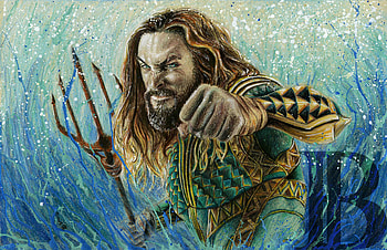 Aquaman Portrait, aquaman, portrait, superheroes, digital-art, artwork HD wallpaper