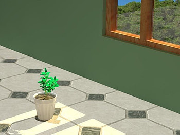 my 3D basil drawing, plant, flower, garden, basil, pot HD wallpaper