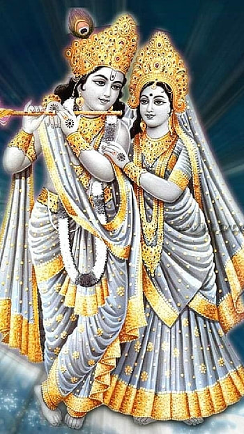 Radha Krishna , Beautiful, lord krishna, radha HD phone wallpaper