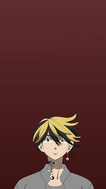 Art of Kazutora Hanemiya from Tokyo Revengers - Maroon background, Kazutora Hanemiya, Anime, Tokyo Revengers HD phone wallpaper