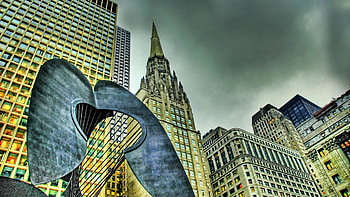 Cities, Sky, Skyscraper, Building, r HD wallpaper