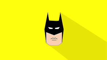 Batman Face Logo Minimal , batman, superheroes, minimalism, minimalist, artist, artwork, digital-art, behance HD wallpaper