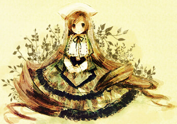 Rozen maiden, bicolored eyes, Kashiwaba Hisano, dress HD wallpaper