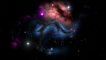 Nebula, clouds, colorful, art HD wallpaper