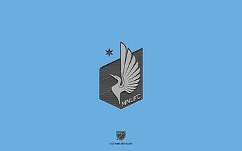 Minnesota United FC, blue background, American soccer team, Minnesota United FC emblem, MLS, Minnesota, USA, soccer, Minnesota United FC logo HD wallpaper