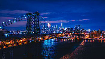 Williamsburg Bridge, USA HD wallpaper