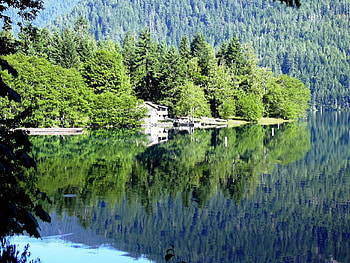 North Pacific part of Alaska, day, reflection, trees, nature, alaska, water, forest, lake HD wallpaper
