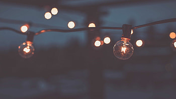Fairy lights aesthetic, Dreamlike glow, Ethereal ambiance, Enchanting visuals HD wallpaper