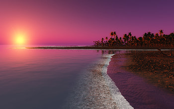 Pink Landscape Backgrounds - , High Definition . HD wallpaper