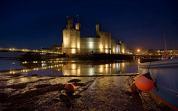 Cities, Great Britain, United Kingdom, Wales, Carnarvon HD wallpaper