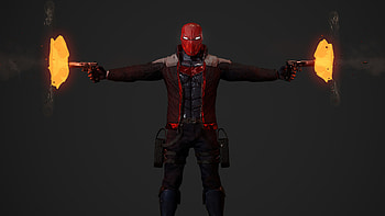 Red Hood Jason Todd Guns , red-hood, superheroes, artist, artwork, digital-art, artstation HD wallpaper