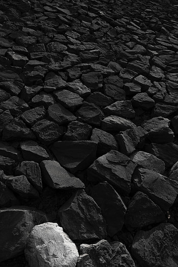 Nature, Stones, Bw, Chb HD phone wallpaper