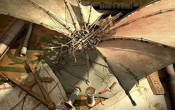 Flying machines, Leonardo da Vinci HD wallpaper