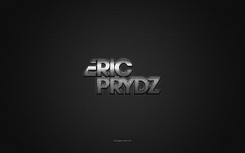 Eric Prydz logo, silver shiny logo, Eric Prydz metal emblem, gray carbon fiber texture, Eric Prydz, brands, creative art, Eric Prydz emblem HD wallpaper