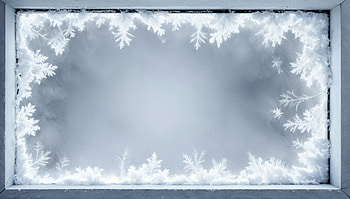 Frosty Window Ultra – Winter’s Crystal Frame, frosty window, winter, frost, cold, snowflake HD wallpaper