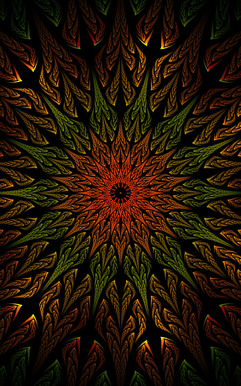 Abstract, Texture, Textures, Fractal, Color, Coloured, Mandala, Ornament HD phone wallpaper