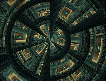 Abstract, Pattern, Fractal, Confused, Intricate, Perspective, Prospect HD wallpaper