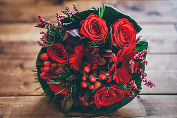 Flowers, Roses, Bouquet, Composition HD wallpaper