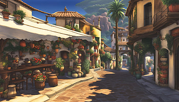 Costa Del Sol, AI Art, Final Fantasy VII Rebirth HD wallpaper