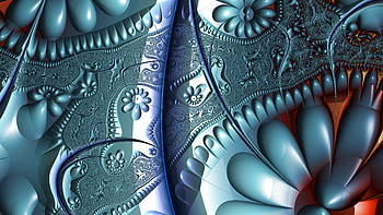 Trippy Psychedelic Fractal, trippy, psychedelic, aesthetic, Abstract, fractal HD wallpaper