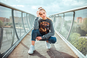Woman Model: Urban Style and Confidence in Focus, woman, model HD wallpaper