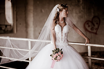 for Tanya, bouquet, white, wedding, happyness HD wallpaper