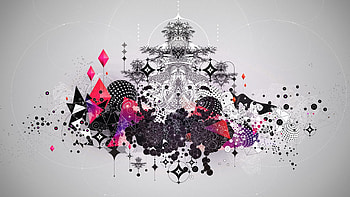 Abstract, Circles, Paint, Form, Figure, Triangles HD wallpaper