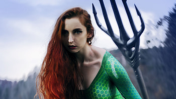 Cosplay Of Mera, mera, superheroes, cosplay HD wallpaper