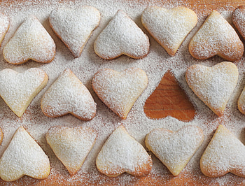 sweet, heart, love, cookies HD wallpaper