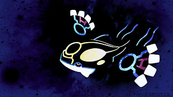 Alpha Kyogre! Spent all of last night working on this . HD wallpaper