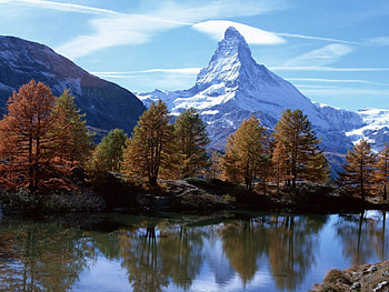 Nature, Rivers, Trees, Sky, Mountains, Clouds, Vertex, Top, Peak, Shore, Shores HD wallpaper