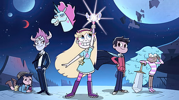 Star vs. the Forces of Evil | Star and Marco Adventure Scene, Star Butterfly, Marco Diaz, TV Show, Star vs. the Forces of Evil HD wallpaper