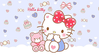 Ciao, Salut. Hello kitty background, Hello kitty , Kitty , Cute Hello Kitty Laptop HD wallpaper