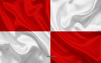 Flag of Potosi, , silk texture, Potosi, Bolivian city, Potosi flag, Bolivia HD wallpaper