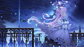 Misono Mika, angel, Misono Mika, video game, Blue Archive HD wallpaper